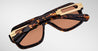 Ottica Mondello Roma - Jacques Marie Mage - JMMGG-6D - FUGUE - AGAR - Acetate, titanium - shape Navigator - brown - EYEWEAR - SUNGLASSES - Uomo,Men - lens Gradient brown - Made In Japan