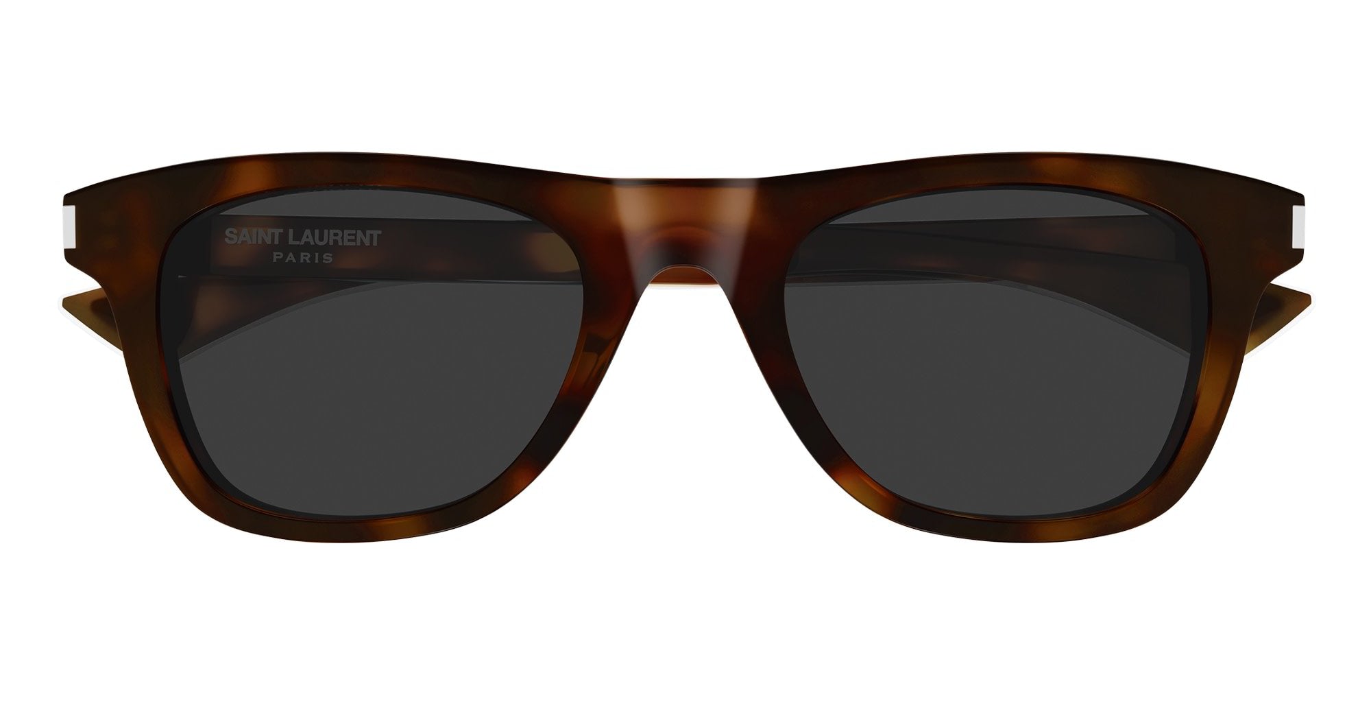 Ottica Mondello Roma - Saint Laurent - SL 879-003 - SL 879-003 - HAVANA / GREY LENS - Acetate - shape Squared - Black - EYEWEAR - SUNGLASSES - Uomo,Men - lens Grey - Made In Japan
