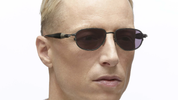 Ottica Mondello Roma - Kuboraum - KRSJ71RH0000004Y - MASK J71 RH - RUTHENIUM - Metal - shape Oval - Ruthenium - EYEWEAR - SUNGLASSES - Unisex,Uomo,Donna,Women,Men - lens Grey - Made In Italy