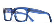Ottica Mondello Roma - Cutler and Gross - CGOP-1386-52-08 - 1386 - PRUSSIAN BLUE RX - Acetate - shape Squared - blue - EYEWEAR - EYEGLASSES - Unisex,Uomo,Donna,Women,Men - lens Clear - Made In Italy