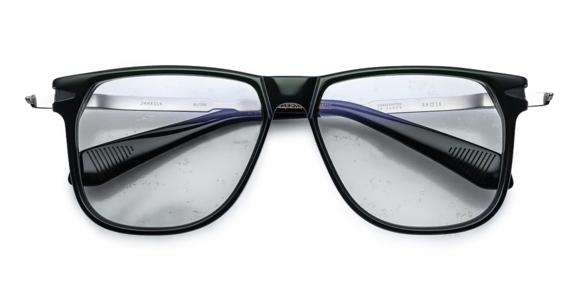 Ottica Mondello Roma - Jacques Marie Mage - JMMKDRX-1N - KIRKLAND - VIPER RX - acetate, titanium  - shape Navigator - Black - EYEWEAR - EYEGLASSES - Uomo,Men - lens Clear - Made In Japan