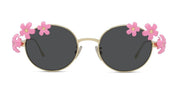 Ottica Mondello Roma - Loewe - LW40173U5130A - SIGNATURE GOLD OVAL SUNGLASSES - Metal - shape Oval - Gold - EYEWEAR - SUNGLASSES - Donna,Women - lens Grey - Made In Italy