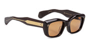 Ottica Mondello Roma - Jacques Marie Mage - JMMCO-5K - CORNICHE - WALNUT - Acetate - shape Rectangular - brown - EYEWEAR - SUNGLASSES - Unisex,Uomo,Donna,Women,Men - lens orange - Made In Japan
