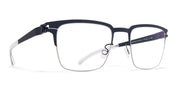 Ottica Mondello Roma - Mykita - 10088766 - CORMAC - SILVER / INDIGO RX - stainless steel - shape Squared - Silver, blue - EYEWEAR - EYEGLASSES - Uomo,Men - lens Clear - Made In Germany