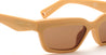 Ottica Mondello Roma - Jacquemus - JAC62C2SUN - SALON - BANANA / BROWN LENS - Acetate - shape Rectangular - yellow - EYEWEAR - SUNGLASSES - Donna,Women - lens Brown - Made In Japan