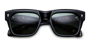 Ottica Mondello Roma - Jacques Marie Mage - JMMCASH-9A - JOHNNY CASH BY JMM: CASH - NOIR 9 - Acetate - shape  - Black - EYEWEAR - SUNGLASSES - Uomo,Men - lens  - Made In Japan
