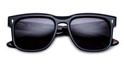Ottica Mondello Roma - Jacques Marie Mage - JMMWY-6P - WESLEY - BLOODSTONE - Acetate - shape Squared - Black - EYEWEAR - SUNGLASSES - Unisex,Uomo,Donna,Women,Men - lens Grey - Made In Japan