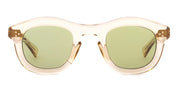 Ottica Mondello Roma - Max Pittion - MXPL-016G  - LE CAGOT - DUSTY CHAMPAGNE / GREEN LENS - Acetate - shape Round - Champagne - EYEWEAR - SUNGLASSES - Unisex,Uomo,Donna,Women,Men - lens Green - Made In Japan