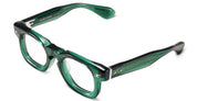 Ottica Mondello Roma - Tanabiku - DT-02G - FUJI - GREEN - Acetate - shape Wellington - green - EYEWEAR - EYEGLASSES - Unisex,Uomo,Donna,Women,Men - lens Clear - Made In Japan