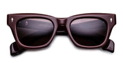 Ottica Mondello Roma - Jacques Marie Mage - JMMDE-R7 - DEALAN - BORDEAUX EMPIRE - Acetate - shape Squared - red - EYEWEAR - SUNGLASSES - Unisex,Uomo,Donna,Women,Men - lens Brown - Made In Japan