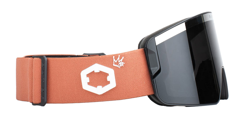  SMOKE LENS LARGE - nylon - shape Mask - brown - EYEWEAR - GOGGLES - Unisex,Uomo,Donna,Women,Men - lens dark grey - Made In Italy