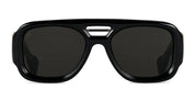 Ottica Mondello Roma - T HENRI - BOAC - BORA - TRAVERSE - Acetate - shape Aviator - Black - EYEWEAR - SUNGLASSES - Unisex,Uomo,Donna,Women,Men - lens Grey - Made In Japan
