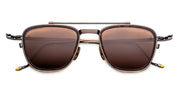 Ottica Mondello Roma - Jacques Marie Mage - JMMAZ-3U - AYRTON SENNA BY JMM: 1992 in ANTIQUE GOLD - Titanium - shape Pilot - Gold - EYEWEAR - SUNGLASSES - Unisex,Uomo,Donna,Women,Men - lens Brown - Made In Japan