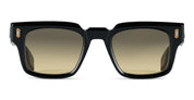 Ottica Mondello Roma - T HENRI - ELAB - ELVA - SHADOW II - Acetate - shape Squared - Black - EYEWEAR - SUNGLASSES - Unisex,Uomo,Donna,Women,Men - lens gradient yellow - Made In Japan