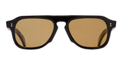 Ottica Mondello Roma - Cutler and Gross - CGSN-GR14-54-01 - GR14 - BLACK - Acetate - shape Pilot - Black - EYEWEAR - SUNGLASSES - Unisex,Uomo,Donna,Women,Men - lens Brown - Made In Italy