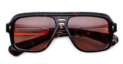 Ottica Mondello Roma - Jacques Marie Mage - JMMGG-6D - FUGUE - AGAR - Acetate, titanium - shape Navigator - brown - EYEWEAR - SUNGLASSES - Uomo,Men - lens Gradient brown - Made In Japan