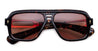 Ottica Mondello Roma - Jacques Marie Mage - JMMGG-6D - FUGUE - AGAR - Acetate, titanium - shape Navigator - brown - EYEWEAR - SUNGLASSES - Uomo,Men - lens Gradient brown - Made In Japan