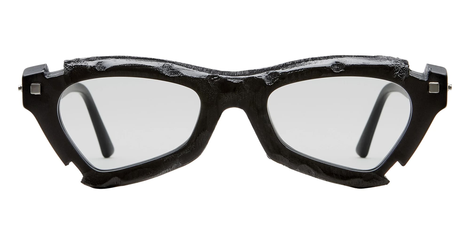 Ottica Mondello Roma - Kuboraum - KRS0J7BM00HO252F - MASK J7 BM - MATTE BLACK - Acetate - shape Oval - Black - EYEWEAR - SUNGLASSES - Unisex,Uomo,Donna,Women,Men - lens light grey - Made In Italy