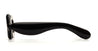 Ottica Mondello Roma - Paloceras - pebble-double-black-sx - PEBBLE - DOUBLE BLACK SX - Acetate - shape Squared - Black - EYEWEAR - SUNGLASSES - Unisex,Uomo,Donna,Women,Men - lens Gradient grey - Made In China