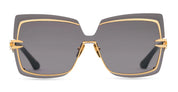 Ottica Mondello Roma - DITA - DTS440-A-01 - BROKYN -  YELLOW GOLD - Titanium - shape Butterfly - Gold - EYEWEAR - SUNGLASSES - Donna,Women - lens Grey - Made In Japan