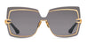 Ottica Mondello Roma - DITA - DTS440-A-01 - BROKYN -  YELLOW GOLD - Titanium - shape Butterfly - Gold - EYEWEAR - SUNGLASSES - Donna,Women - lens Grey - Made In Japan
