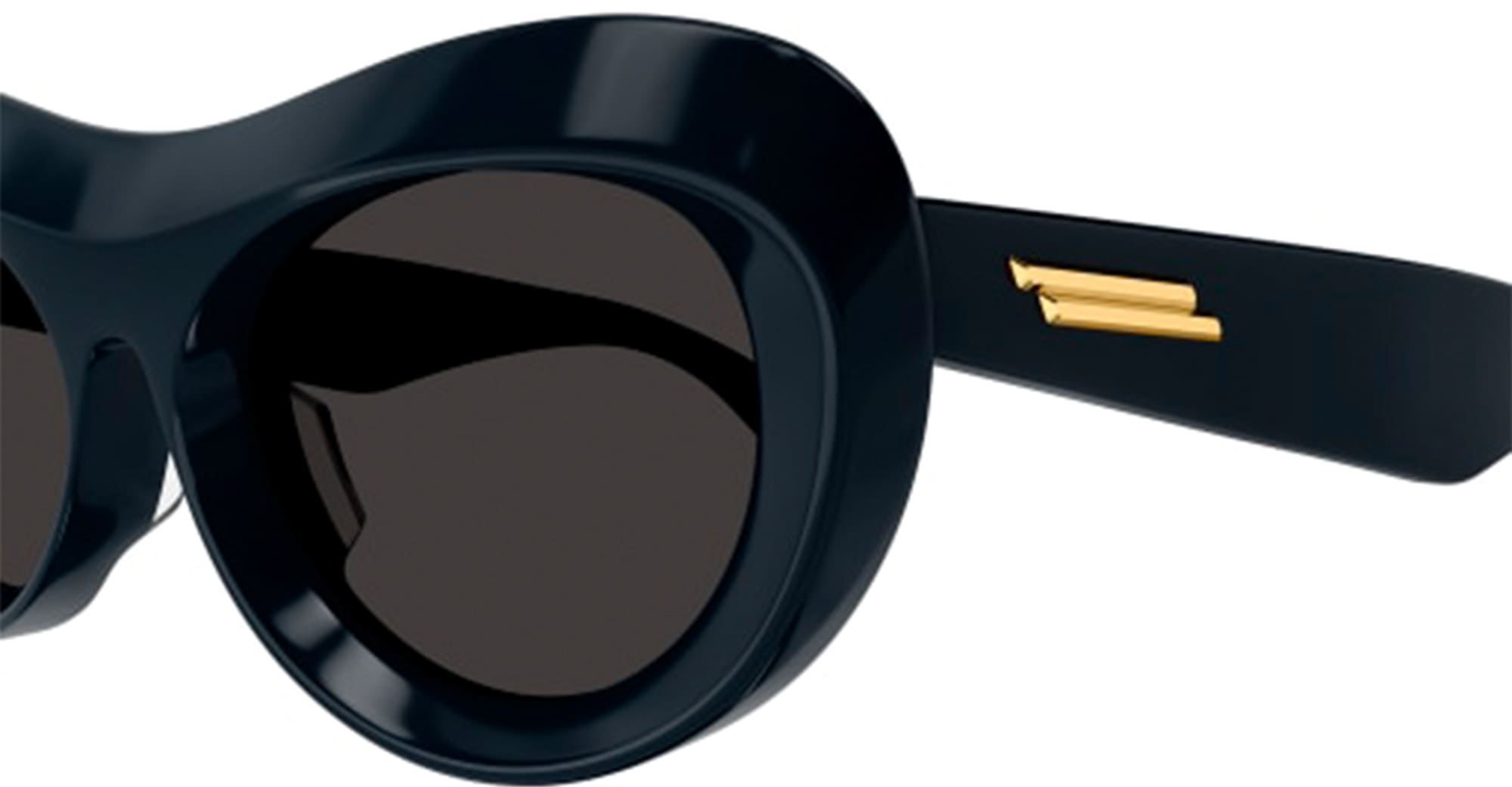 Ottica Mondello Roma - Bottega Veneta - BV1284S-001 - BV1284S-001 - BLUE - Acetate - shape Oval - blue - EYEWEAR - SUNGLASSES - Donna,Women - lens Grey - Made In Japan