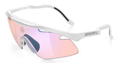 Ottica Mondello Roma - Alba Optics - 8050054514055 - MANTRA - WHITE / VZUM F-LENS FLM - Tr90 - shape Mask - White - EYEWEAR - SUNGLASSES - Unisex,Uomo,Donna,Women,Men - lens purple - Made In Italy