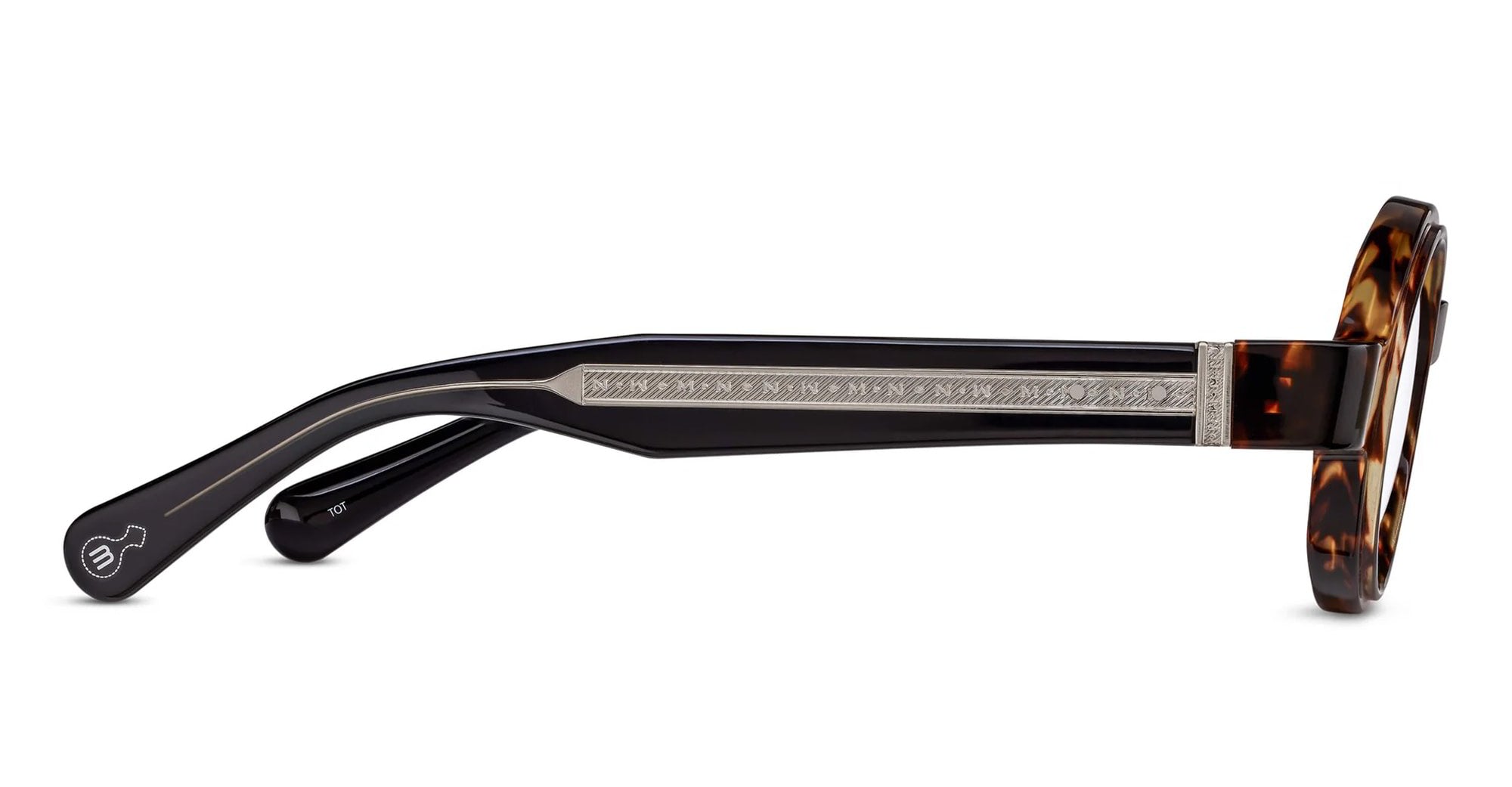 Ottica Mondello Roma - Matsuda - M1041.RX.TOT.45 - M1041 - TOKYO TORTOISE RX - Acetate - shape Round - Black - EYEWEAR - EYEGLASSES - Unisex,Uomo,Donna,Women,Men - lens Clear - Made In Japan