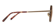Ottica Mondello Roma - Matsuda - M3100-I.SG.AG-DBR.45 - M3100-I - ANTIQUE GOLD / DARK BROWN - Titanium - shape Round - Gold, brown - EYEWEAR - SUNGLASSES - Unisex,Uomo,Donna,Women,Men - lens Brown - Made In Japan