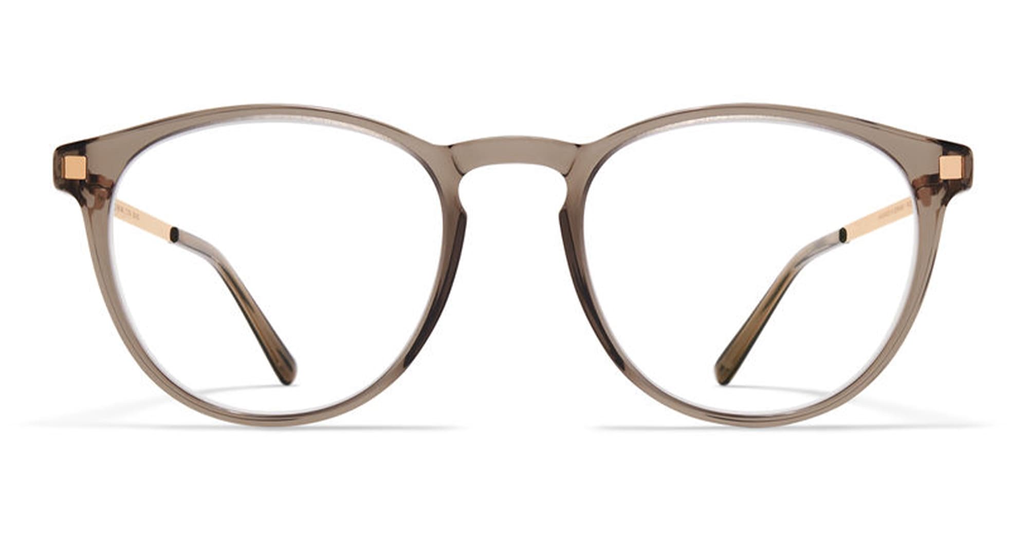  CHAMPAGNE GOLD RX - acetate, stainless steel - shape  - gold, grey - EYEWEAR - EYEGLASSES - Unisex,Uomo,Donna,Women,Men - lens  - Made In Germany