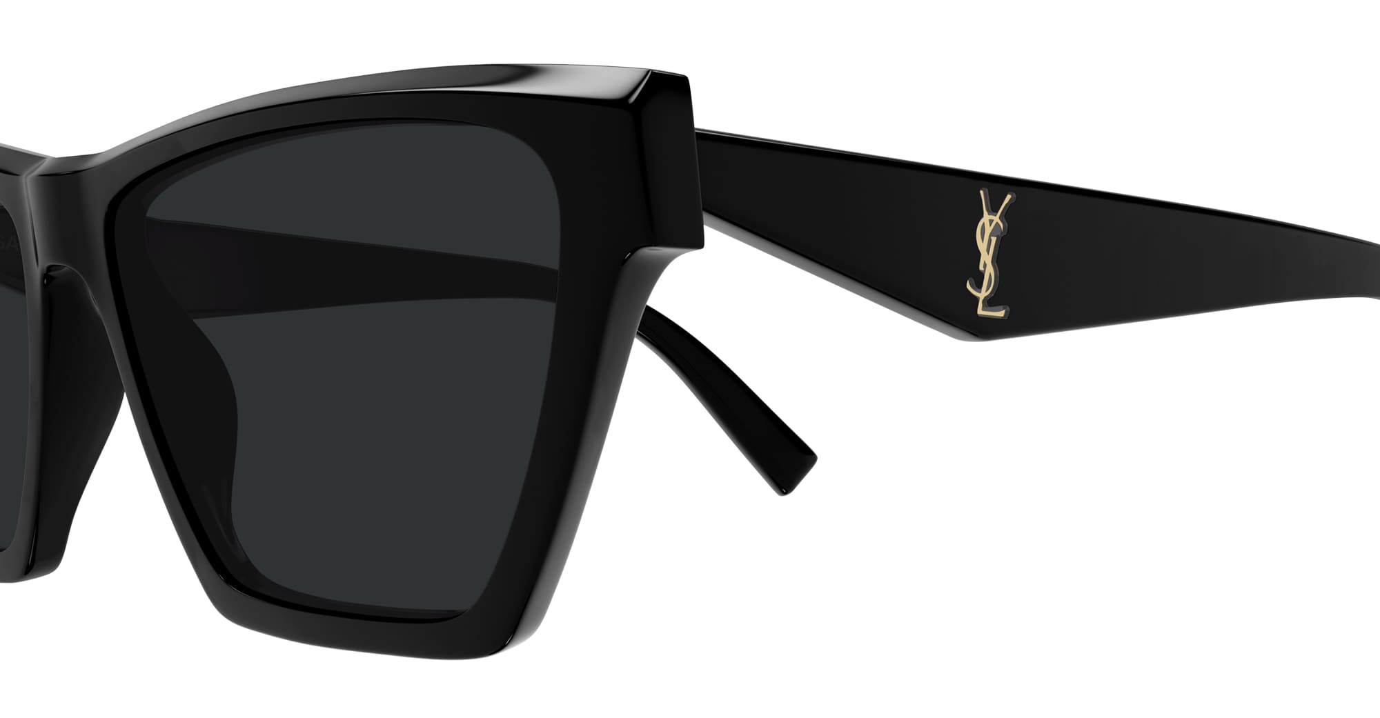 Ottica Mondello Roma - Saint Laurent - SL M103-005 - SL M103-005 - BLACK - Acetate - shape Cat-eye - Black - EYEWEAR - SUNGLASSES - Donna,Women - lens Grey - Made In Italy
