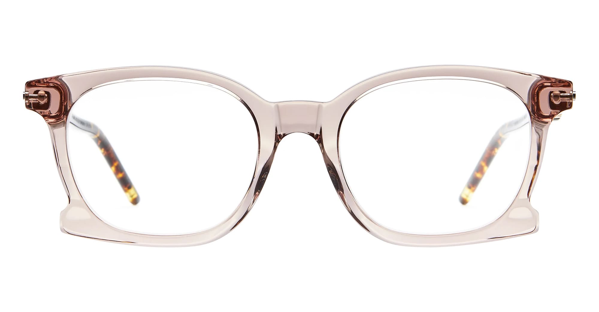 Ottica Mondello Roma - Kuboraum - KROD71PS000000OP - MASK D71 - PINK SALT RX  - Acetate, metal - shape Round - transparent pink - EYEWEAR - EYEGLASSES - Unisex,Uomo,Donna,Women,Men - lens Clear - Made In Italy