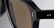 Ottica Mondello Roma - Cutler and Gross - CGSN-GR14-54-01 - GR14 - BLACK - Acetate - shape Pilot - Black - EYEWEAR - SUNGLASSES - Unisex,Uomo,Donna,Women,Men - lens Brown - Made In Italy