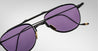 Ottica Mondello Roma - Jacques Marie Mage - JMMFY-17D - FLYNN - SPIDER - Titanium - shape Aviator - Black - EYEWEAR - SUNGLASSES - Unisex,Uomo,Donna,Women,Men - lens purple - Made In Japan
