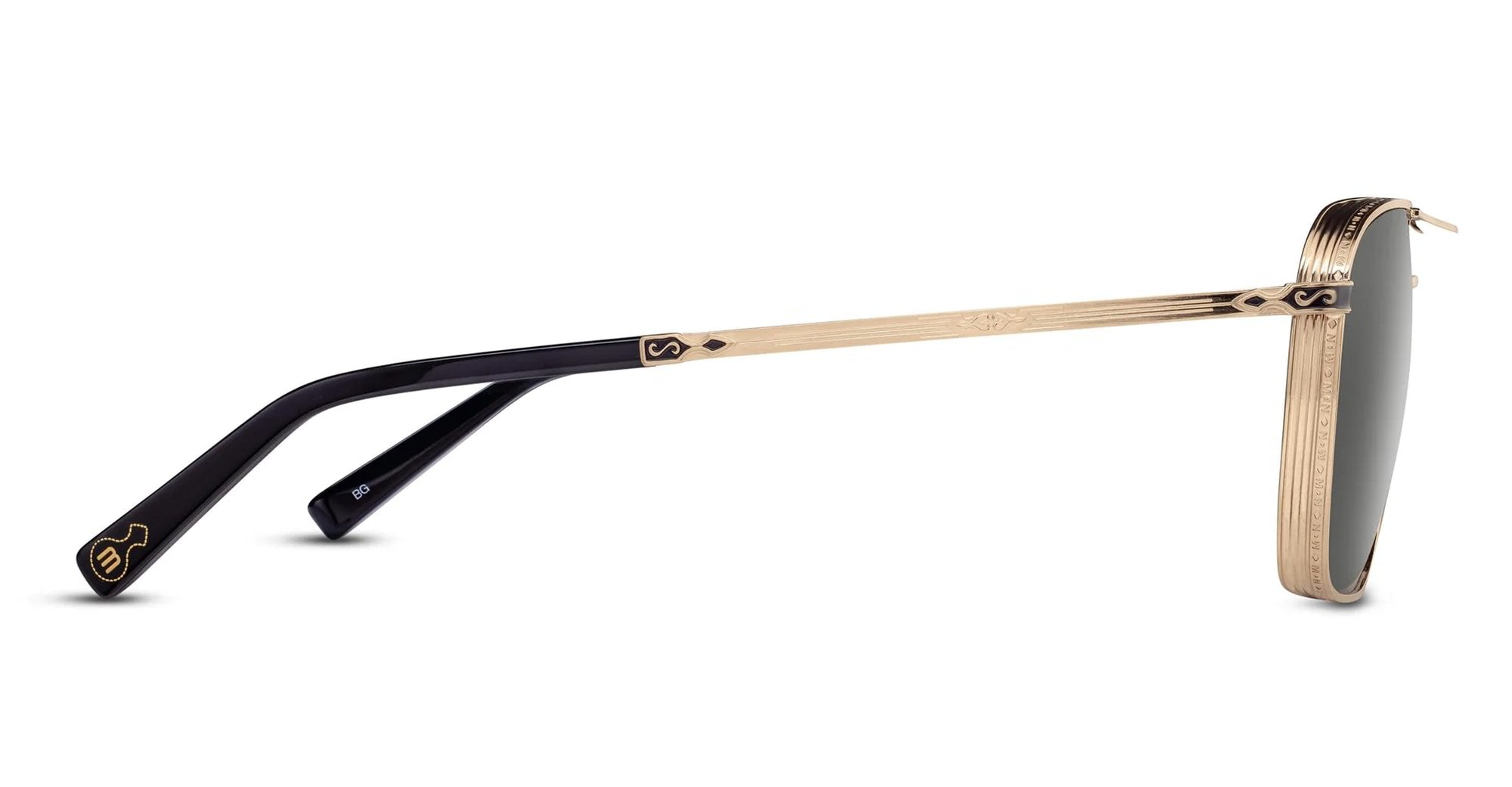 Ottica Mondello Roma - Matsuda - M3135.SG.BG.56 - M3135 - BRUSHED GOLD / GREY - Titanium - shape  - Gold - EYEWEAR - SUNGLASSES - Unisex,Uomo,Donna,Women,Men - lens  - Made In Japan