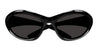 Ottica Mondello Roma - Balenciaga - BB0384S-001 - BB0384S-001 - BLACK - Injected Nylon - shape Oval - Black - EYEWEAR - SUNGLASSES - Donna,Women - lens Grey - Made In Italy