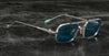 Ottica Mondello Roma - Jacques Marie Mage - JMMDVR-41 - LAST FRONTIER VI - DEAVER - SILVER - Titanium - shape Rectangular - Silver - EYEWEAR - SUNGLASSES - Uomo,Men - lens Blue - Made In Japan