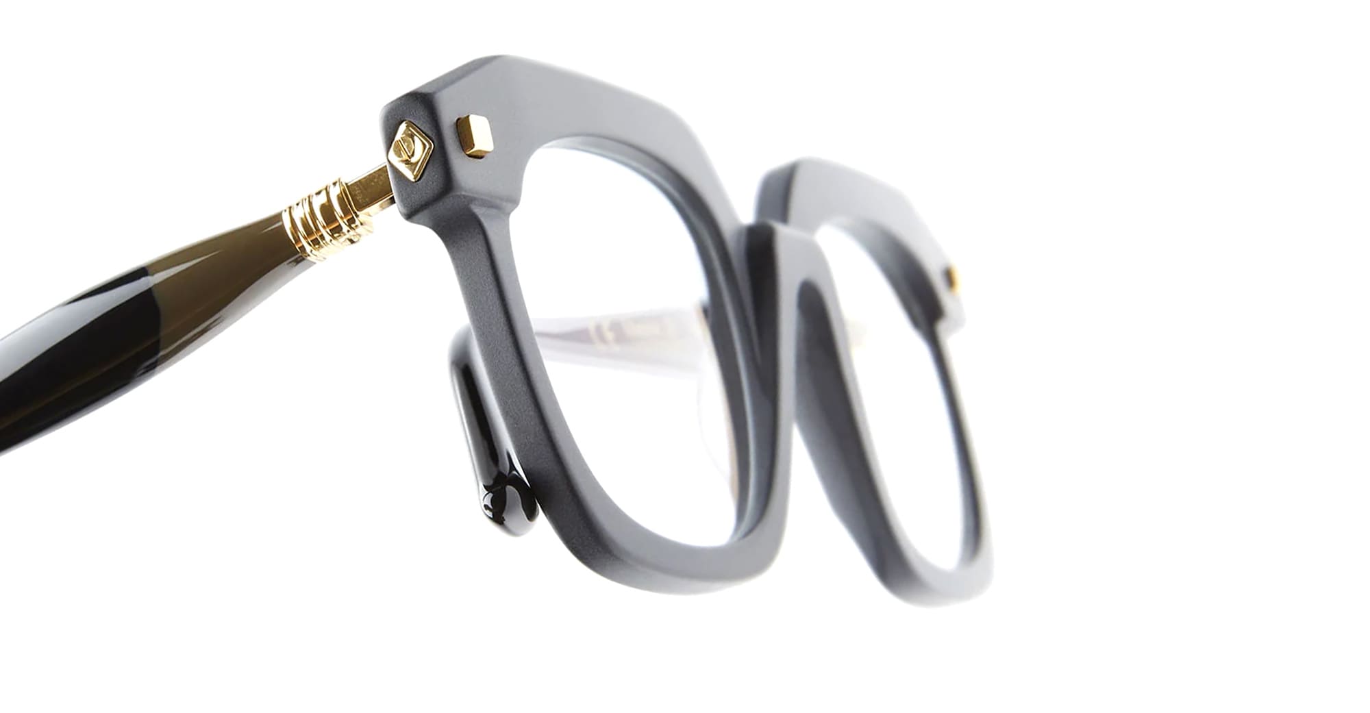 Ottica Mondello Roma - Kuboraum - KRO0J8BM000000OP - MASK J8 - BLACK MATTE RX - Acetate - shape Squared - Black - EYEWEAR - EYEGLASSES - Unisex,Uomo,Donna,Women,Men - lens Clear - Made In Italy