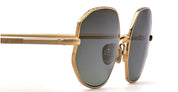 Ottica Mondello Roma - Ahlem - AHL.001209.SUN - Colombe - Champagne / Green Gradient (Limited Ed.) - Metal - shape Oval - Gold - EYEWEAR - SUNGLASSES - Unisex,Uomo,Donna,Women,Men - lens Gradient green - Made In France