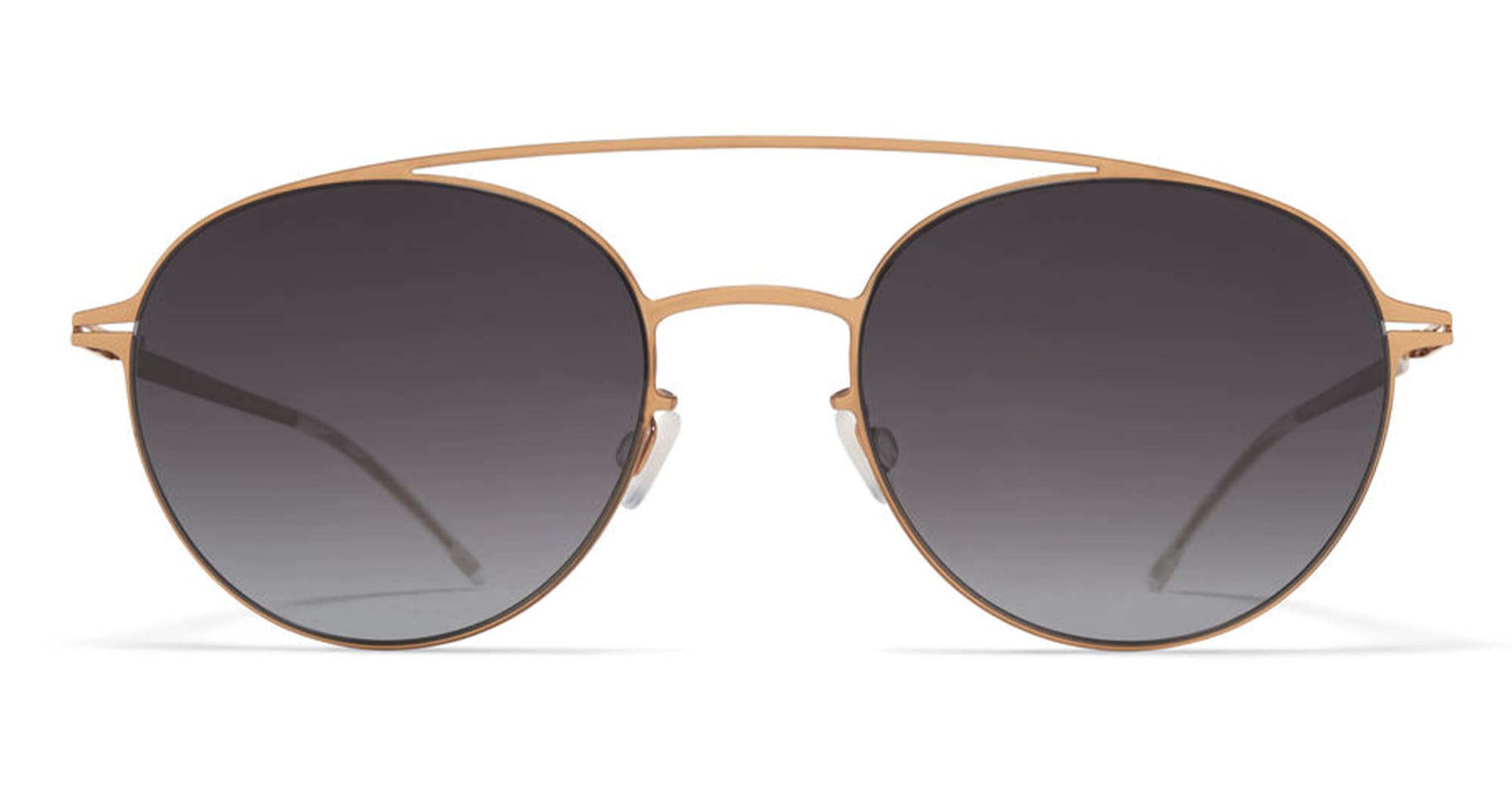 Ottica Mondello Roma - Mykita - 10091680 - REVA - POW1 / CHAMPAGNE GOLD - stainless steel - shape Aviator - Gold - EYEWEAR - SUNGLASSES - Unisex,Uomo,Donna,Women,Men - lens Gradient brown - Made In Germany