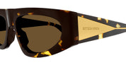 Ottica Mondello Roma - Bottega Veneta - BV1277S-002 - BV1277S-002 - HAVANA - Acetate - shape  - Havana - EYEWEAR - SUNGLASSES - Donna,Women - lens  - Made In Japan