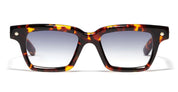 Ottica Mondello Roma - John Dalia - P17-C142 - PROJECT 17 -  C142 Classic Havana / Yellow Gold - Acetate - shape Squared - havana, gold - EYEWEAR - SUNGLASSES - Unisex,Uomo,Donna,Women,Men - lens Gradient blue - Made In France