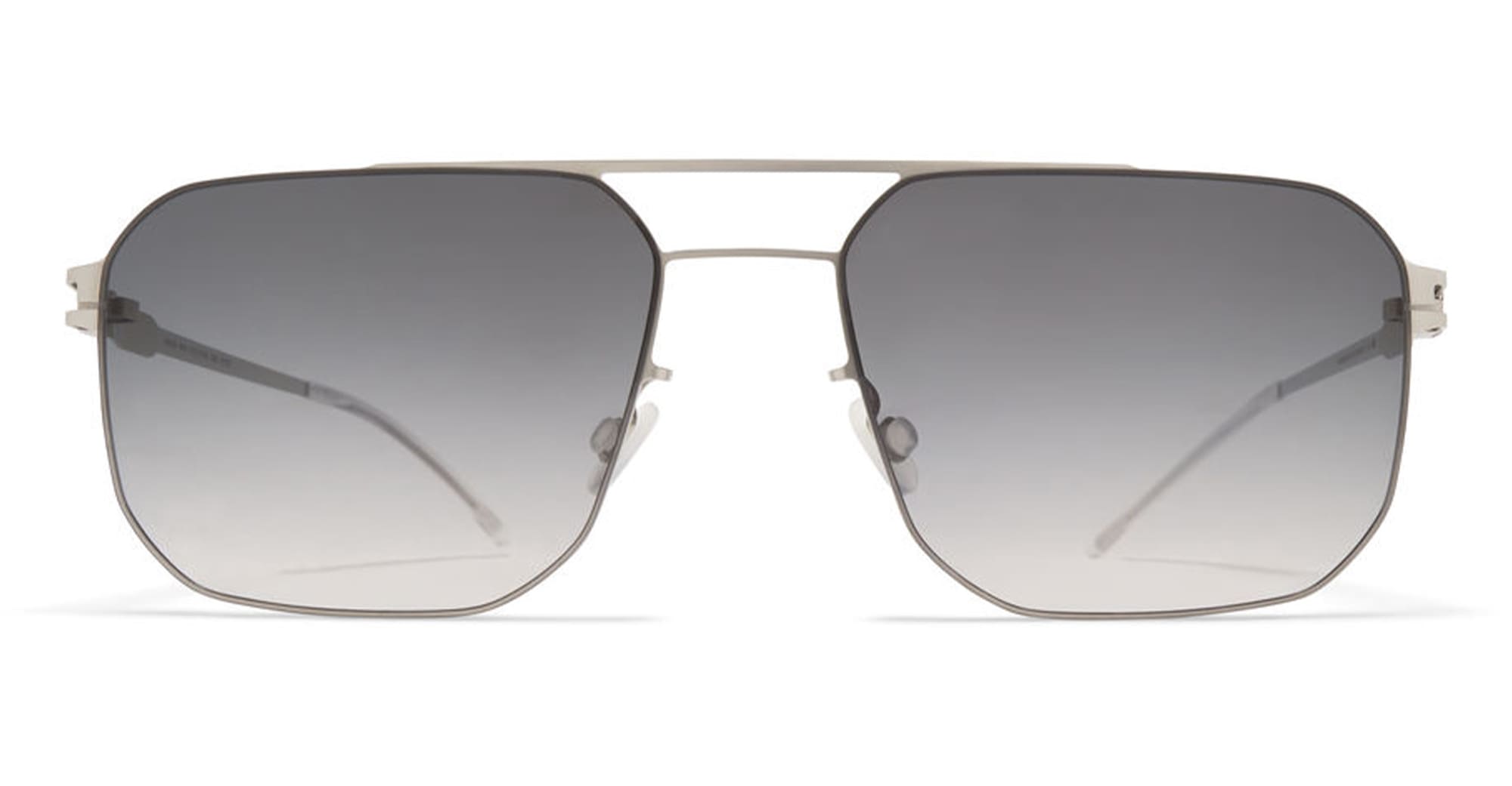  SHINY SILVER - stainless steel - shape  - Silver - EYEWEAR - SUNGLASSES - Unisex,Uomo,Donna,Women,Men - lens  - Made In Germany