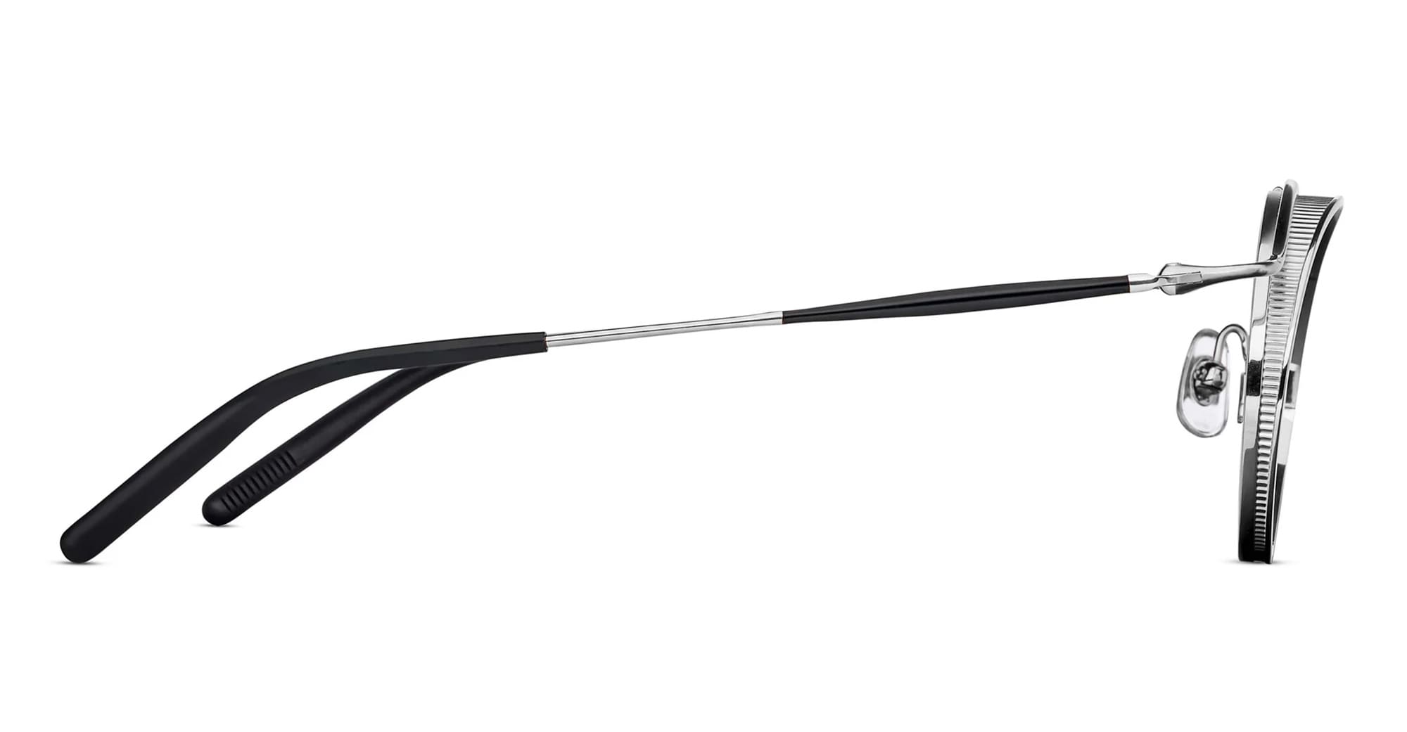 Ottica Mondello Roma - Matsuda - 2903H.SG.BS.43 - 2903H - BRUSHED SILVER - Acetate, titanium - shape Round - Silver - EYEWEAR - SUNGLASSES - Unisex,Uomo,Donna,Women,Men - lens Gradient grey - Made In Japan