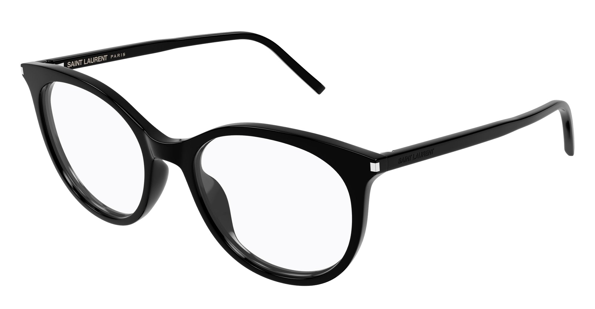 Ottica Mondello Roma - Saint Laurent - SL 891-001 - SL 891-001 - BLACK RX - Acetate - shape Round - Black - EYEWEAR - EYEGLASSES - Donna,Women - lens Clear - Made In Italy