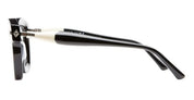 Ottica Mondello Roma - Kuboraum - KRO0J2BSA0BA25OP - MASK J2 BSA - BLACK SHINE RX - Acetate - shape Squared - Black - EYEWEAR - EYEGLASSES - Unisex,Uomo,Donna,Women,Men - lens Clear - Made In Italy