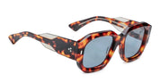 Ottica Mondello Roma - Jacques Marie Mage - JMMLC-19 - LACY - LEOPARD - Acetate - shape Squared - Havana - EYEWEAR - SUNGLASSES - Unisex,Uomo,Donna,Women,Men - lens Grey - Made In Japan
