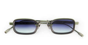 Ottica Mondello Roma - Sato - Canicula-MG-B-1 - CANICULA - MATT GREEN / MATT BLACK - Acetate, titanium - shape Rectangular - green - EYEWEAR - SUNGLASSES - Unisex,Uomo,Donna,Women,Men - lens Gradient green - Made In Japan