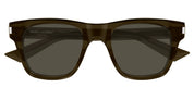Ottica Mondello Roma - Saint Laurent - SL 875-004 - SL 875-004 - BROWN / GREY LENS - Acetate - shape Squared - brown - EYEWEAR - SUNGLASSES - Unisex,Uomo,Donna,Women,Men - lens Grey - Made In Italy