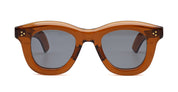 Ottica Mondello Roma - Max Pittion - MXPL-003H - CASSE - FRENCH BEER DARK / LIGHT GREY LENS - Acetate - shape Wellington - brown - EYEWEAR - SUNGLASSES - Unisex,Uomo,Donna,Women,Men - lens light grey - Made In Japan